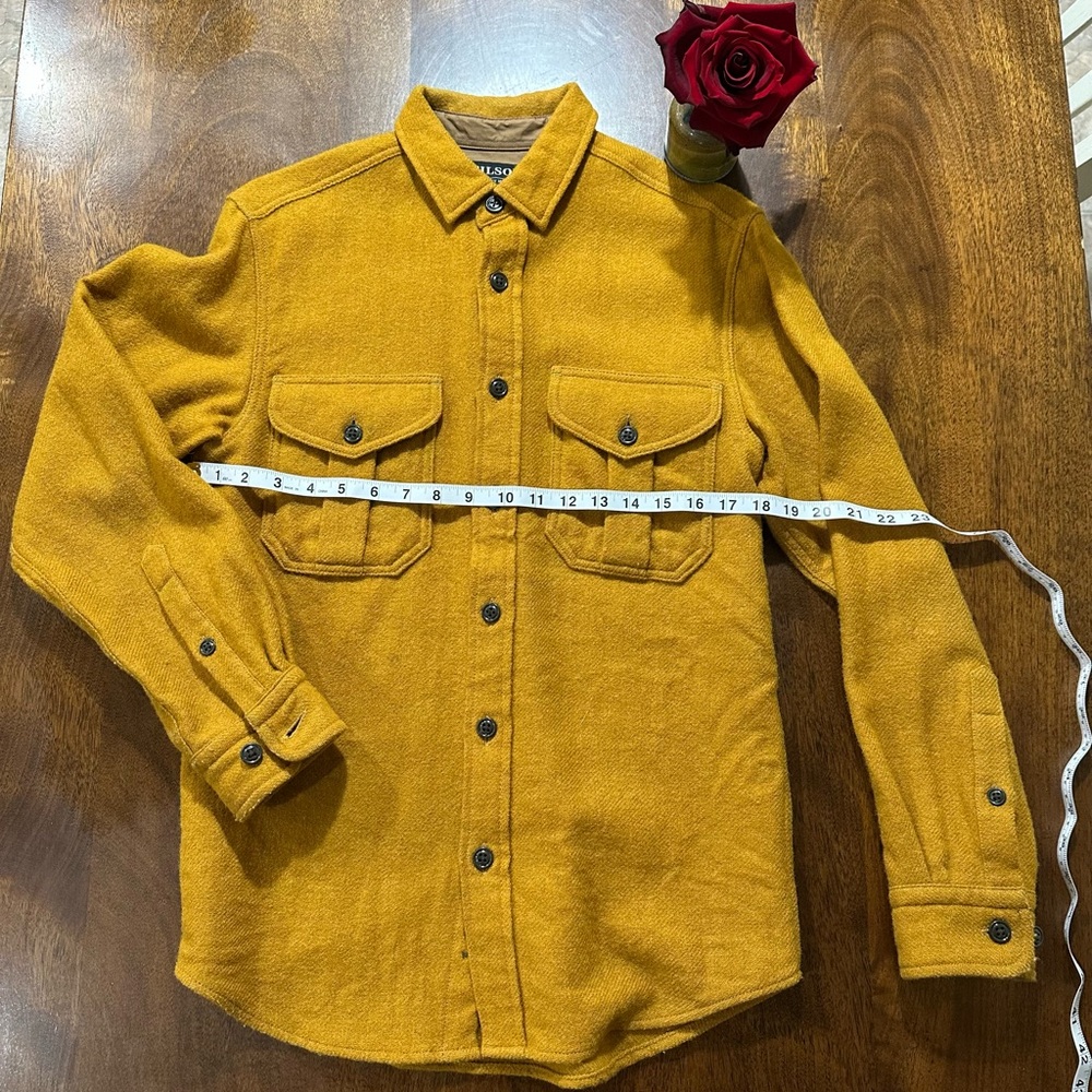 Filson Northwest Wool Shirt - Mustard Yellow Shirt - Open to reasonable offers.